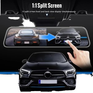 Cámara de salpicadero de 10 pulgadas, pantalla táctil, 1080p FHD, espejo dual para vehículo, grabadora de vídeo para coche, cámara de marcha atrás con función de grabación - Product Image 5