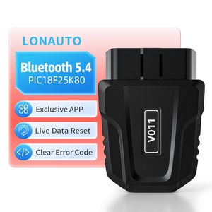 FCC CE RoHS Voll zertifizierter V011-Alarm Fahrzeugs icherheit Kfz-Diagnose code leser Drahtloser Bluetooth-Obd2-Scanner