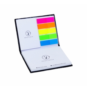 Bloc de notas de cubo de escritorio rectangular personalizado promocional de gama alta, juego de notas adhesivas de papel reciclado, notas adhesivas - Product Image 1