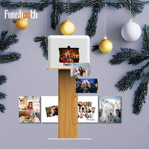 Funsbooth Smart Vintage Wood DSLR Camera Photobooth Machine for Photo Booth <strong>Printer</strong> <strong>with</strong> Mirror Brand New Design - Product Image 6