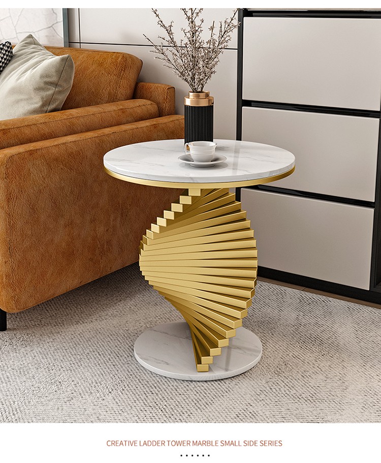 طاولة جانبية مودرن بتصميم ملتف 11 | طاولة جانبية مودرن بتصميم ملتف