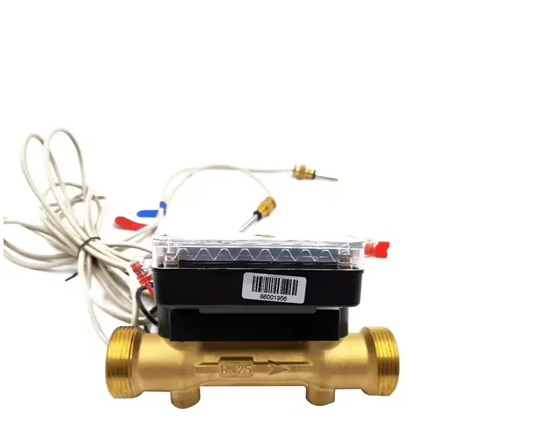 BTU Ultrasonic wireless smart water flowmeter Brass body meter