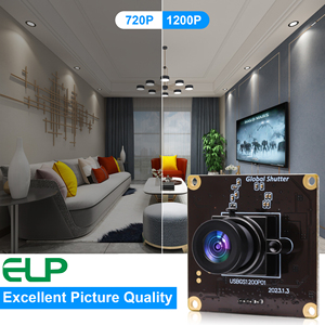 ELP Raspberry PI Global Shutter modulo fotocamera USB con obiettivo grandangolare da 2.1mm alta FPS 1080p 90FPS Webcam per il riconoscimento dei gesti - Product Image 4