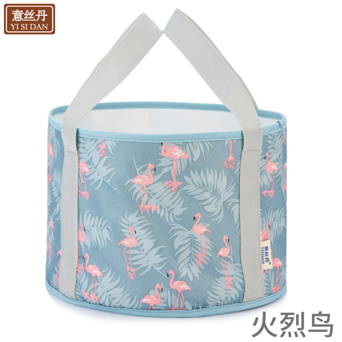 ฟลามิงโกสีน้ำเงิน ขนาดกลาง 30*20 ซม.