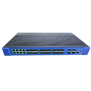 Fabrika doğrudan L3 yönetilen 8 RJ45/SFP 4 Uplink10G SFP ve 24 1G SFP yönetilen QOS IPV4/IPV6 endüstriyel yönlendirme çekirdek anahtarı - Product Image 4