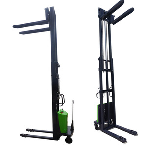 Easy to Load/<strong>Unload</strong> 3000mm Electric Semi-Pallet Stacker Lifter 1.5 Ton Capacity Durable and Efficient - Product Image 6