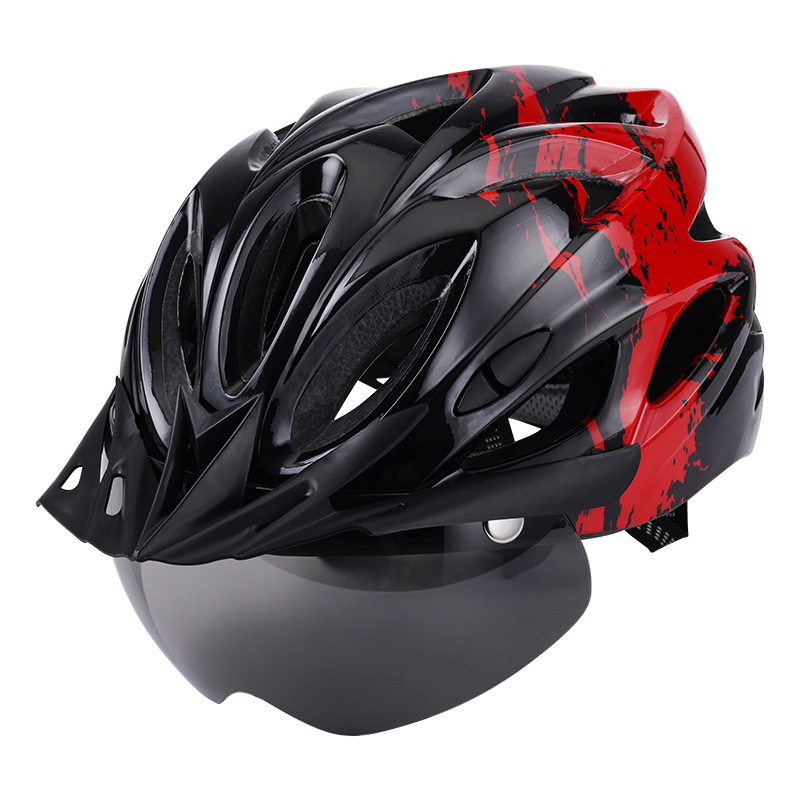 Noir et rouge éclatants