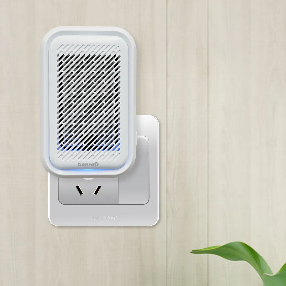 Mini purificador de ar portátil, melhor purificação de respiração, design portátil e interior de cozinha, uso em plugue, limpador de ar pequeno