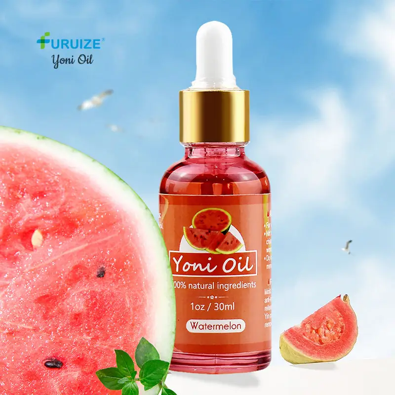 Óleo yoni orgânico feminino oem, óleo essencial de abacaxi rosa para mulheres, cuidados com a higiene feminina