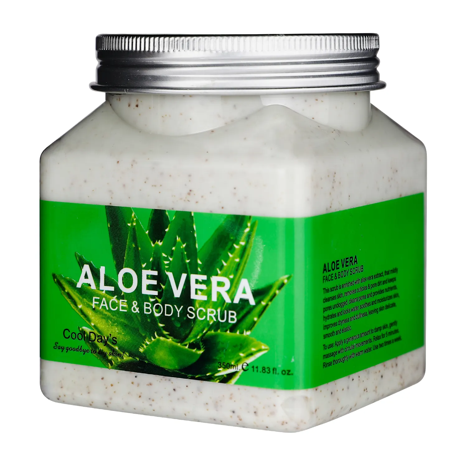 HOT Wholesale Private Label schiarente idratante sbiancante per la pelle esfoliante Sooth Scrub corpo e viso biologico