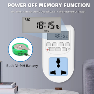 AL-06 Timer Digitale Interruttore 220VAC 10A digitale timer Digitale Programmabile Timer Universale Presa Spina di UE - Product Image 4