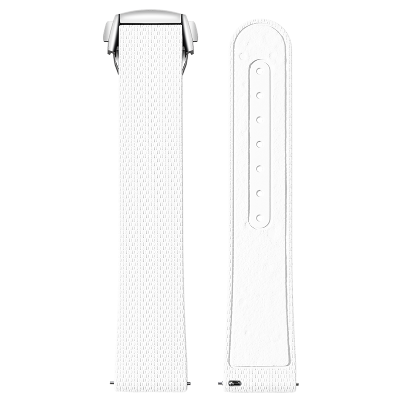 Boucle blanc-argent