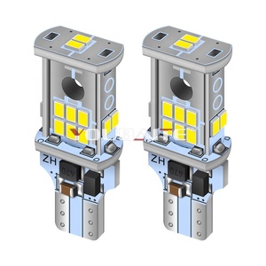 車の電球エラーなしW16wCanbus T15 3020 18smd EMCLed電球自動ブレーキリバースライトDc12-24v - Product Image 2