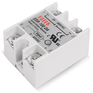 220Vリレー産業用ソリッドステートリレーSSR3-32VDC入力および24-380VAC出力100DA 100AAC出力負荷SSR-100DA - Product Image 4