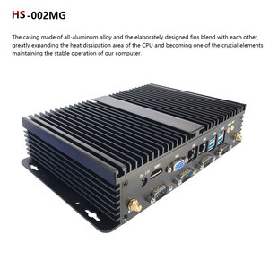 Mini PC Intel bilgisayar Ubuntu X86 2 Ethernet çift Lan Intel Computadora Core i7 7500U Mini PC Linux Win 10 11 Mini endüstriyel PC - Product Image 3