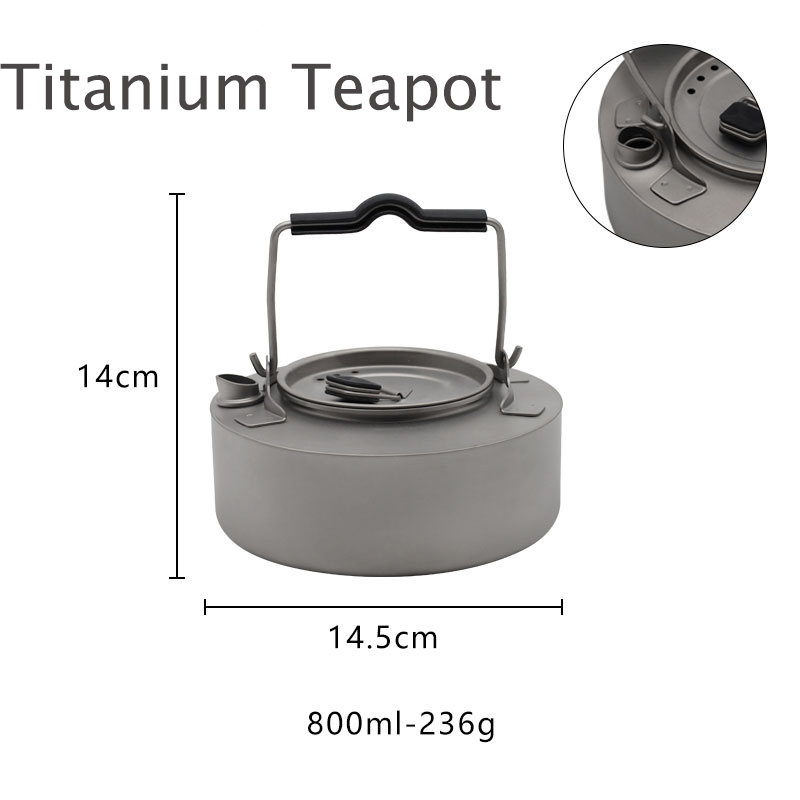 Titanium-800ML Tea Pot