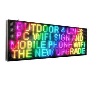 P5 Business Store LED-Werbetafel Außen Voll farbige LED Programmier bare Scrolling Lights Sign Display Led Running Message - Product Image 1
