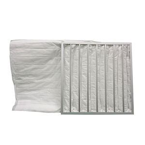Filtro de bolsillo de eficiencia media, bolsa de filtro colector de polvo de malla, purificador de aire, filtro de CA, ventiladores de aire acondicionado, sistema HVAC - Product Image 3