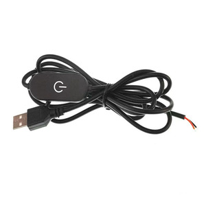 DC5V 2A USB Touch <strong>Dimmer</strong> Switch Controller <strong>With</strong> 1.5M Length for Single Color LED Lights/Led Desk <strong>Lamp</strong> - Product Image 1