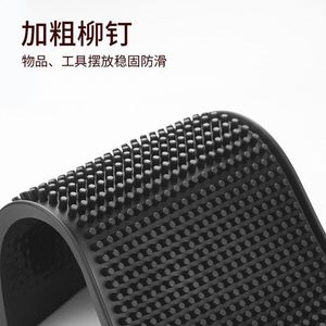 多功能PVC矩形厚排水垫咖啡奶茶用具防滑吧垫家用和餐桌用杯垫 - Product Image 4