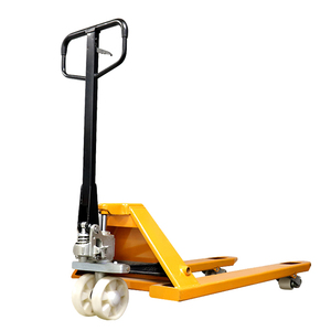 Transporte manual maquinaria de manipulación de mano llevar rueda de nylon gato transpaleta camión transpallet Manuale - Product Image 5