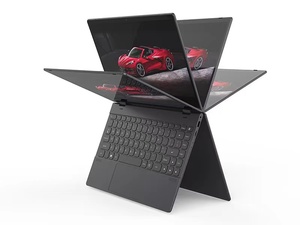 Melhor computador de vendas 14,1 polegadas LCD Win Fold Laptop 4K Display alta resolução 3840*2160 com CPU Processador Intel Alder Lake-N95