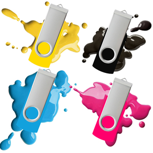 定制旋转u盘记忆棒批量销售u盘4gb 8gb 16gb 32gb 64gb 128gb 2合1旋转u盘