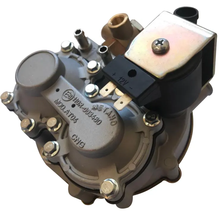 Kit de Autogas Gnv Cng Gnc de tercera generación, reductor At04, equipo de Gas para Auto Cng, regulador, convertidor, vaporizador
