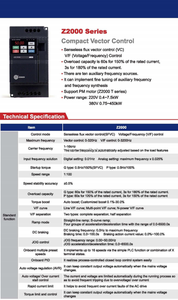 ZONCN Z2000 Unidad de velocidad variable Controlador VSD monofásico Control vectorial AC 220V a 380V 30KW y 37KW Potencia nominal para motores - Product Image 6