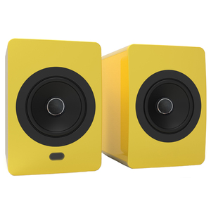 200 Watts RMS Home Theater Bookshelf Speaker Pair Wooden Enclosure Wireless TWS Hi-Res Audio Loudspeaker with Deep Bass Response