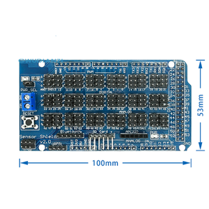 MEGA Sensor Shield V 1.0 V 2.0 Dedicated Expansion Development Board MEGA 2560 IIC Blue-zahn SD Robot Parts DIY