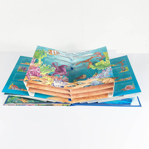 工厂定制儿童3D弹出式书籍儿童绘本纸板印刷教育系列精装书 - Product Image 5