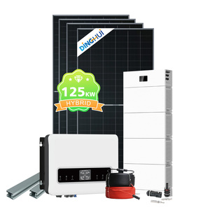 混合动力系统太阳能套件50Kw 100Kw 120Kw 150Kw离网太阳能发电系统存储商业工业用途 - Product Image 1