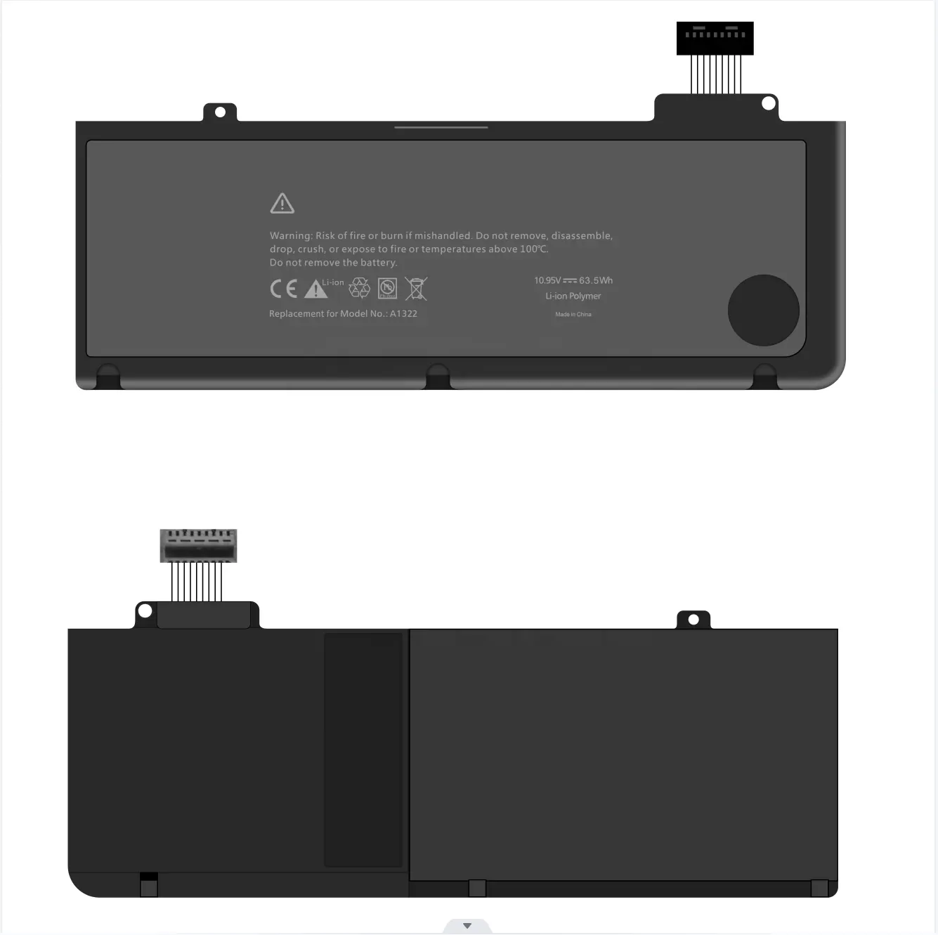 Laptop Accessoires Langdurige A1322 A1278 Batterij Voor Mac Book Batterijen Apple Laptop Batterij