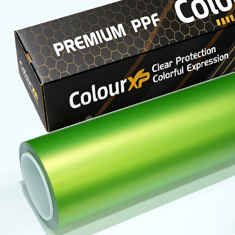 PET Matte Metal Track Gold Green