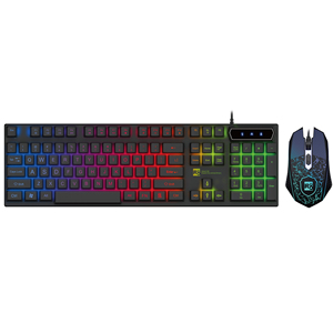 R8 OEM USB Waterproof RGB Wired <strong>Computer</strong> Gaming LED <strong>Keyboard</strong> and Mouse Combo - Product Image 4