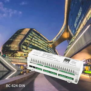 BC-624-DIN neue Ankunfts leiste KTV DIN-Schiene 24 Kanäle 12V 24V Konstant spannung DMX RDM Decoder DMX512 Controller für Bühnen licht - Product Image 3