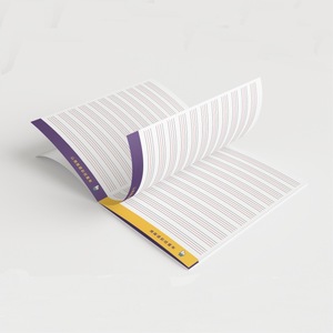 Eco-friendly Kraft Cover Custom Logo Mini <strong>Memo</strong> Sticker <strong>Notepad</strong> Spiral Composition <strong>Notebook</strong> with Pen Composition Book - Product Image 3