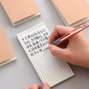 Cuaderno de papel Kraft marrón A5/A6 personalizado con cubierta de cuero suave, encuadernación cosida, estilo de tapa dura, Mini cuaderno de notas de bolsillo