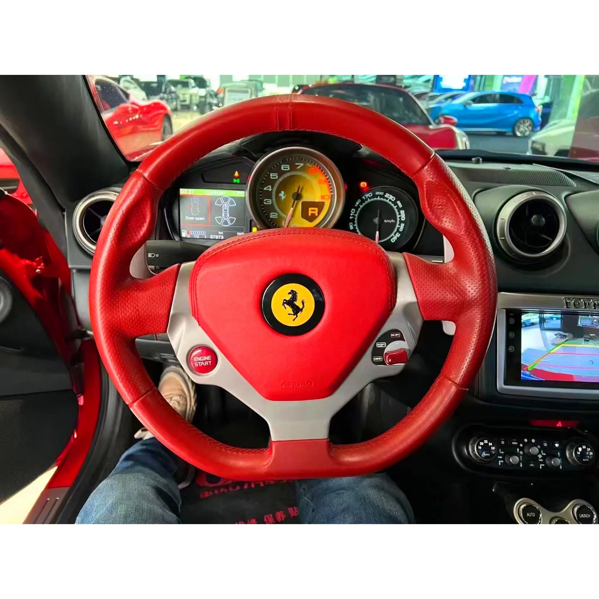Ferrari California F458 araba android stereo radyo Gps navigasyon için araba oyuncu fabrika