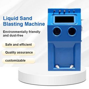 220V Manual <strong>Wet</strong> Liquid <strong>Blast</strong> Cabinet Sandblasting Blaster with Dust Collector and Cleaning System - Product Image 3