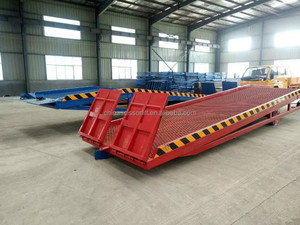 Durable <strong>Loading</strong>/<strong>Unloading</strong> Equipment 4t-10t Mobile <strong>Container</strong> <strong>Loading</strong> Dock Ramp With <strong>Platform</strong> Size 10500*1900mm - Product Image 4