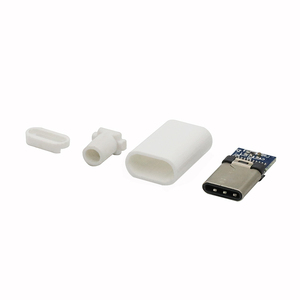 ขั้วต่อบัดกรีแบบ USB Type C ตัวผู้3.1สำหรับชุด DIY ขั้วต่อ USB C ที่อยู่อาศัย - Product Image 1