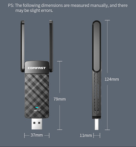 COMFAST双频Wifi 6 USB无线Wifi适配器wi-fi网卡PC WIFI接收器 - Product Image 6