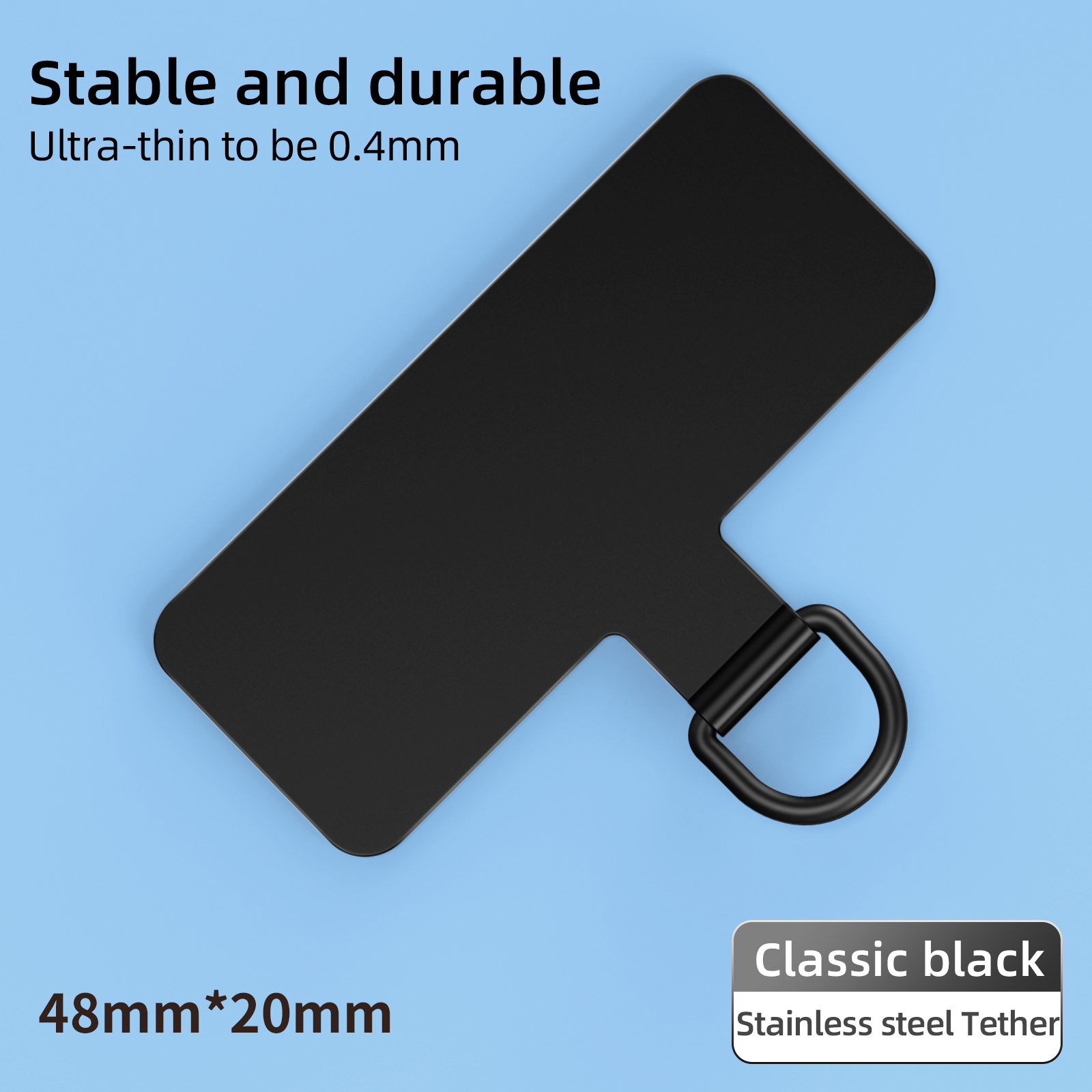 Modèle Middle Classic noir-Flat