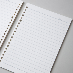 Diario personalizado A5, cubierta transparente de Pp, cuaderno de notas en espiral rellenable, carpeta de hojas sueltas - Product Image 5