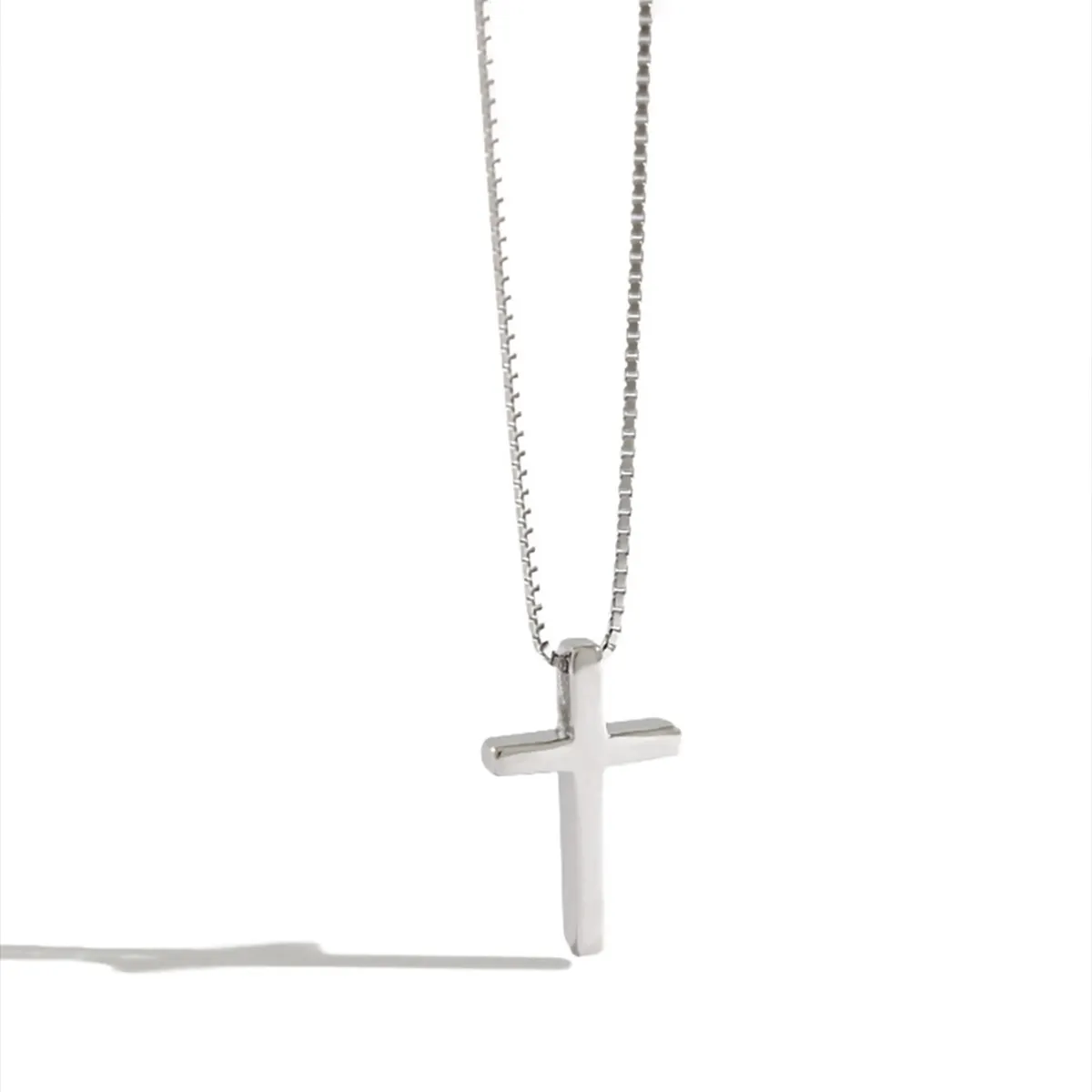 WMD1146, Религиозная Христианская цепочка с Иисусом, индивидуальное ожерелье из стерлингового серебра 925 пробы, женское ожерелье с крестом