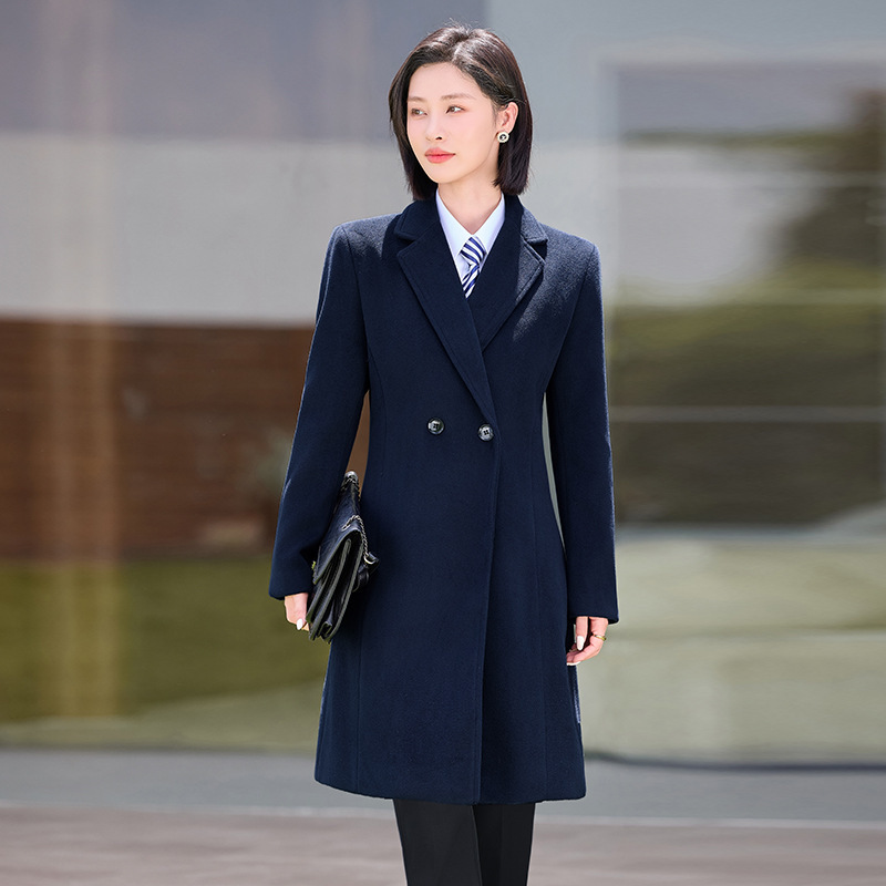 Men's Navy Blue Overcoat