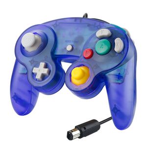 Transparent Color Wired Gamepad <strong>Controller</strong> Joypad with Single Point for <strong>GameCube</strong> PC for N-G-C Joystick