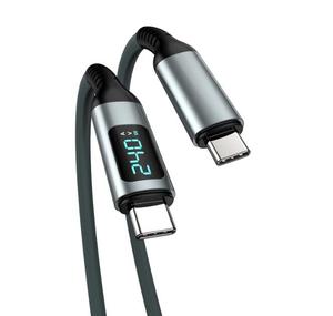 LED 240W Emark USB 4.0 C erkek USB 4.0 C erkek güç şarj veri transferi 40gbps kablo - Product Image 2